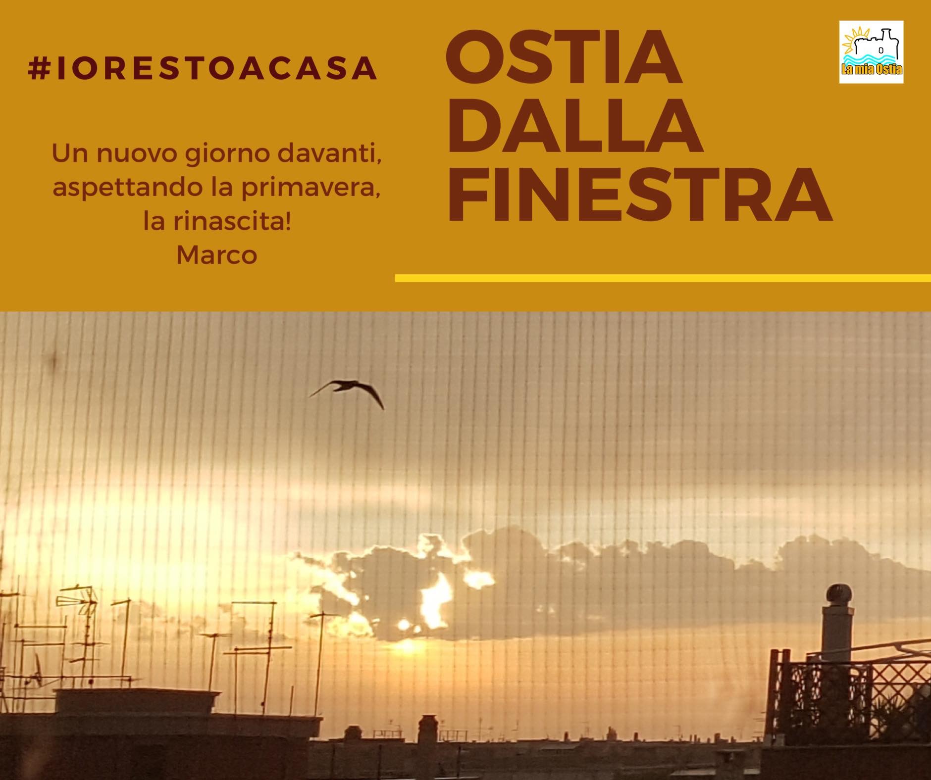 Ostia dalla finestra: mese di marzo